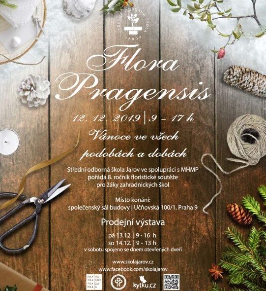 Letos proběhne Flora Pragensis 12. prosince a navazovat na ni bude dvoudenní prodejní výstava