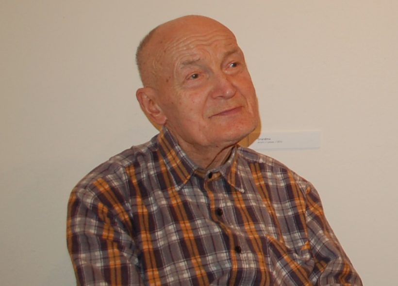 Malíř Josef Lang na snímku z Langova domu z roku 2012.  Foto: archiv