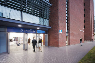 Stanice metra C Pankrác bude po celý rok 2025 uzavřena z důvody propojení stanice při budování trasy D. 