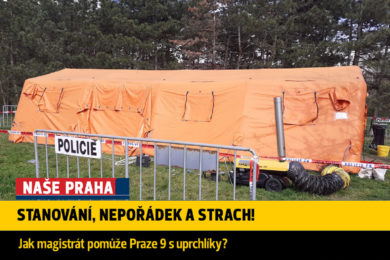 Ukrajinští uprchlíci na Praze 9