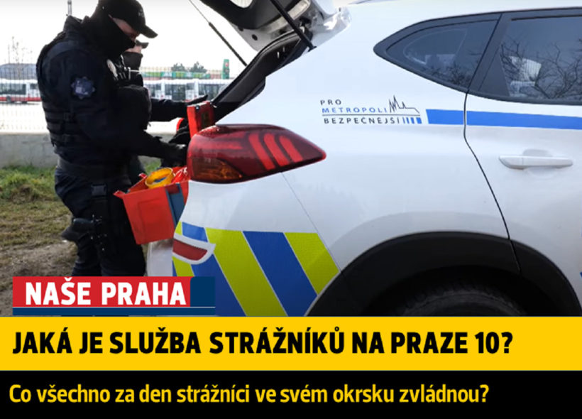 Celodenní služba strážníků městské policie na Praze 10