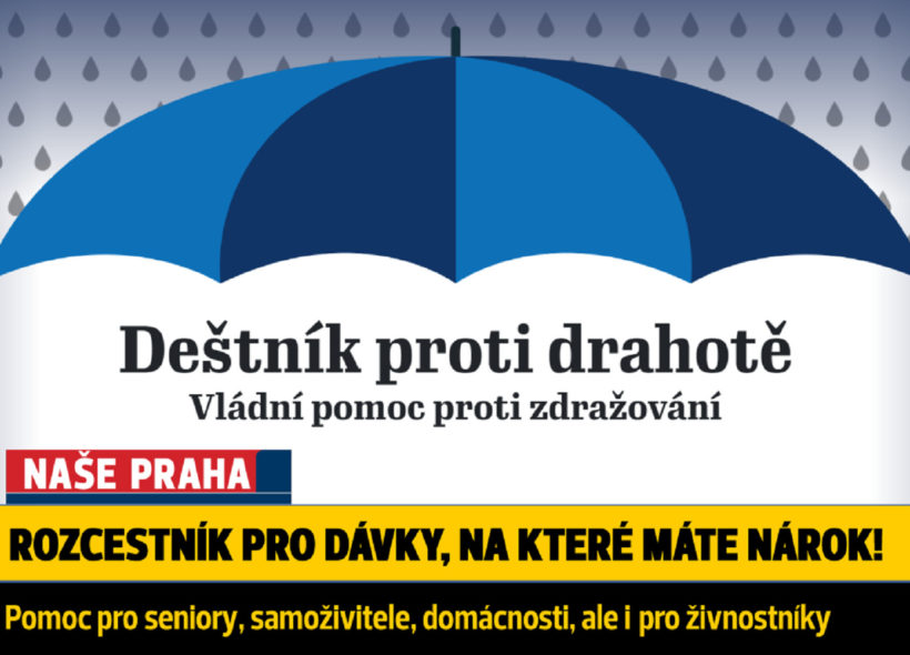 Deštník proti drahotě