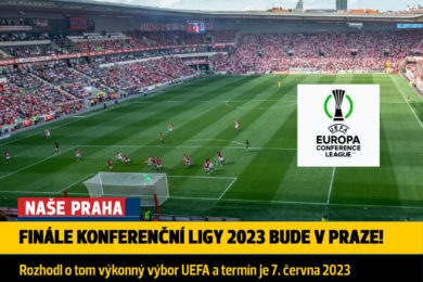 Fotbalové finále Konferenční ligy bude za rok v Praze.