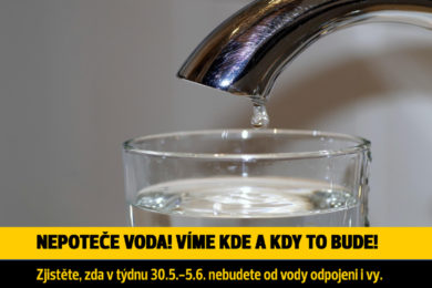 Pražské výluky vody v termínu 30.5.-5.6. 2022