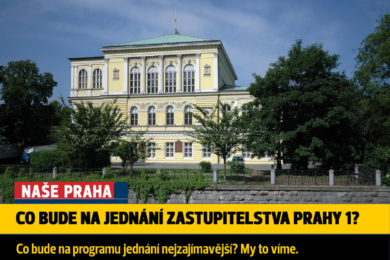 Jednání Zastupitelstva Prahy 1 - Žofín