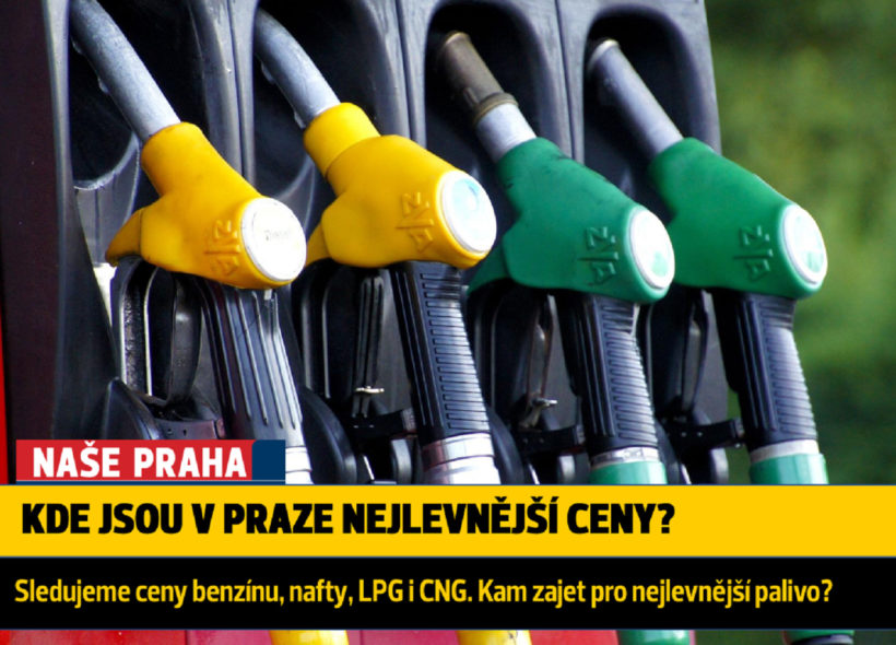 Nejlevnější ceny pohonných hmot v Praze ke dni 23.června 2022