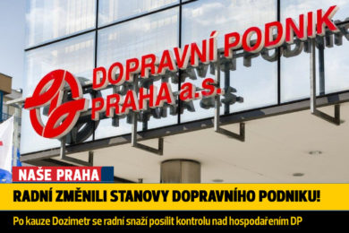 Pražští radní změnili stanovy Dopravního podniku hl. m. Prahy s cílem posílit kontrolu nad hospodařením této městské společnosti.