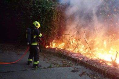 V úterý 14.června večer zasahovali hasiči v ulici Rozárčina v Praze 4. 