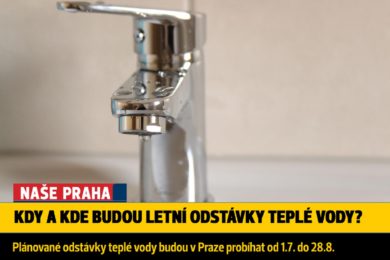 Plánované pražské odstávky teplé vody