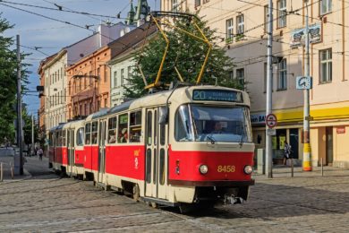 Výluka tramvajové dopravy v Praze 5 na Andělu.