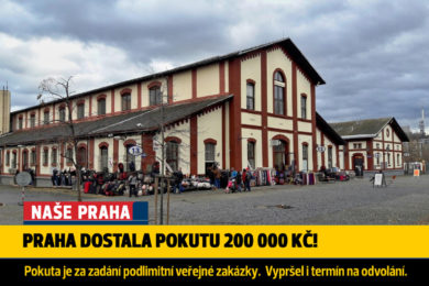 Praha dostala pokutu 200 000 korun za zakázku bez výběrového řízení.