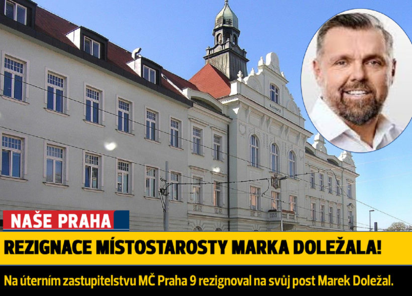 Na úterním zastupitelstvu městské části Praha 9 rezignoval na svůj post místostarosta Ing. Marek Doležal. 