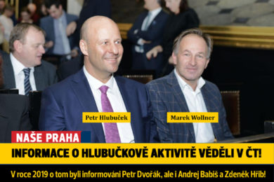 Usměvavý Petr Hluboček a Marek Wollner, šéfredaktor reportážní publicistiky ČT, kam vedle Reportérů ČT patří ještě pořady 168 hodin a Černé ovce.