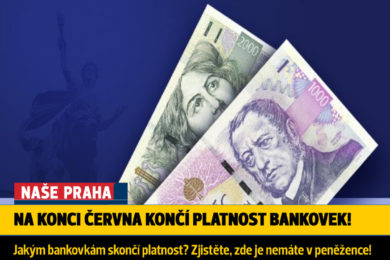 Konec platnosti českých bankovek