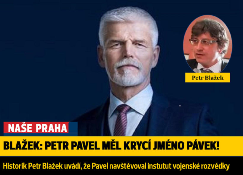 Podle českého historika Petra Blažka byl prezidentský kandidát Petr Pavel frekventantem zpravodajského institutu komunistické vojenské rozvědky. 