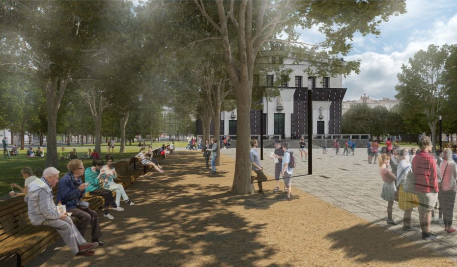 Především starší občané uvítají na zmodernizovaném náměstí množství laviček.