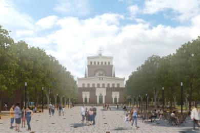 Výsledná podoba proměny náměstí Jiřího z Poděbrad.
