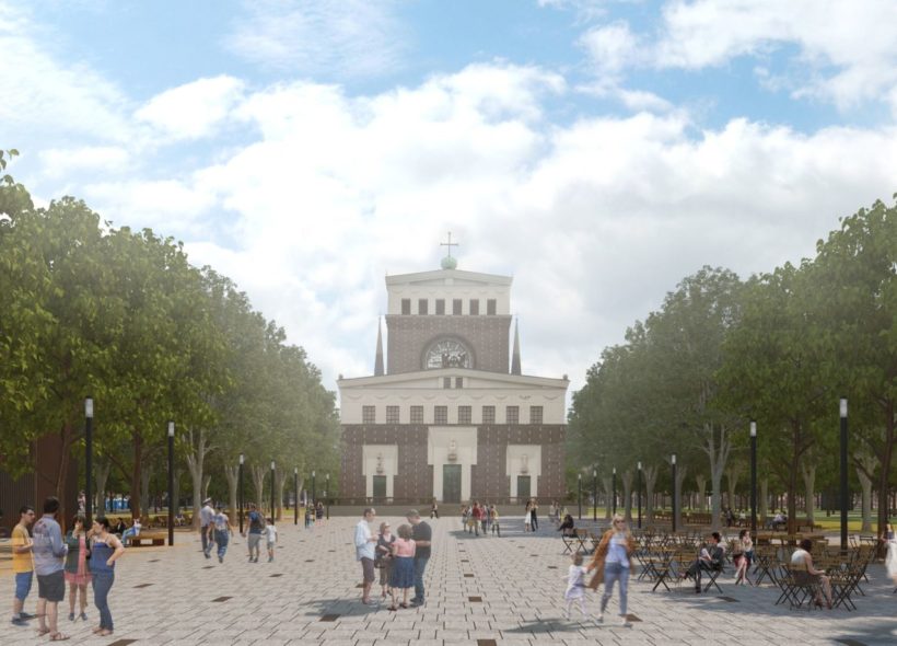Výsledná podoba proměny náměstí Jiřího z Poděbrad.