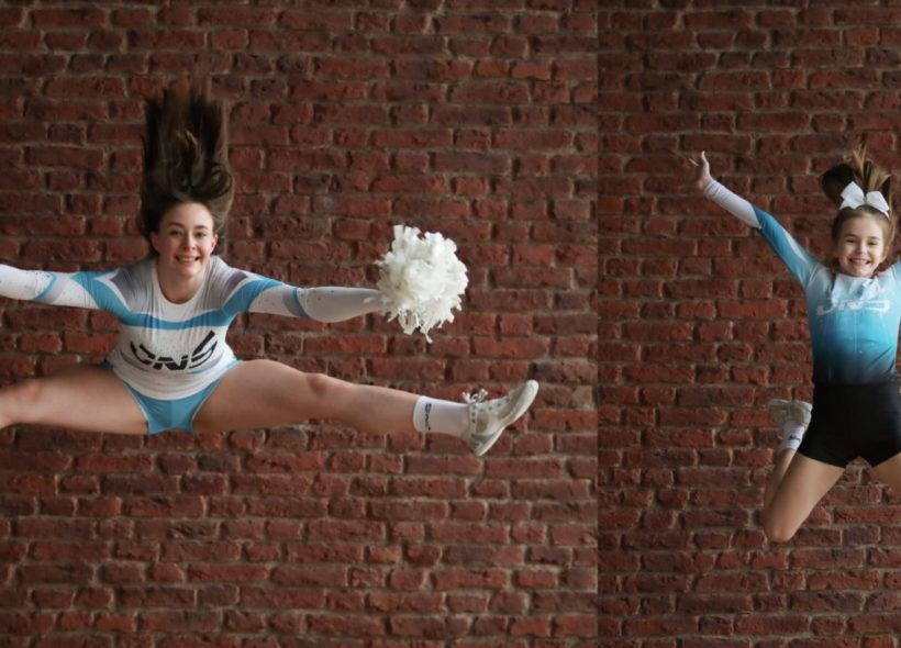 V cheerleadingu není nouze o výskoky a akrobatické kousky.