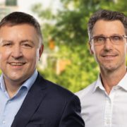 kandidáti na starostu Prahy 10 Martin Valovič (ODS) a Tomáš Pek (TOP09)