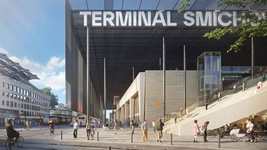 Nový dopravní terminál na Smíchově bude velmi moderní. 