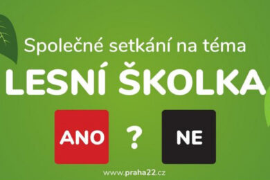 Setkání s občany nad vznikem Lesní školky v Praze 22.