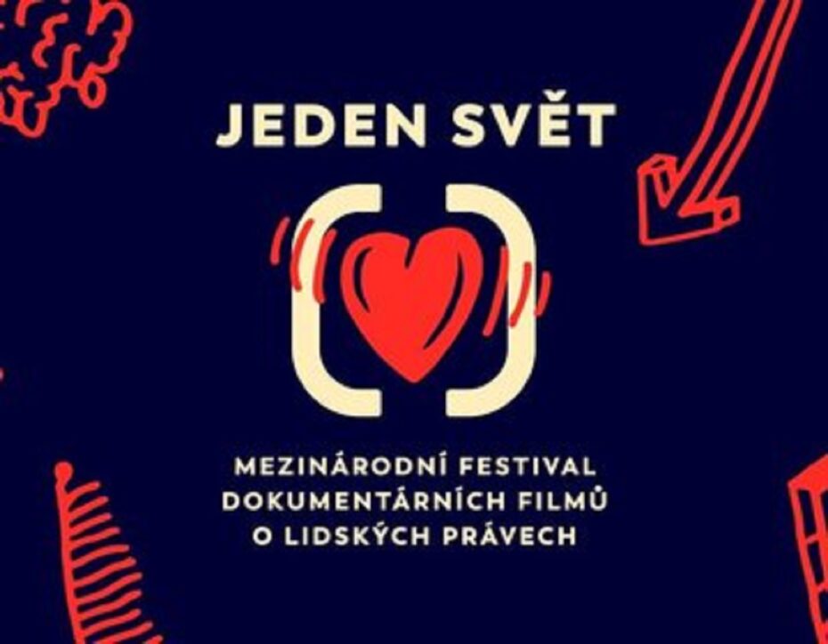 Plakát Mezinárodního filmového festivalu dokumentárních filmů Jeden svět 2023.