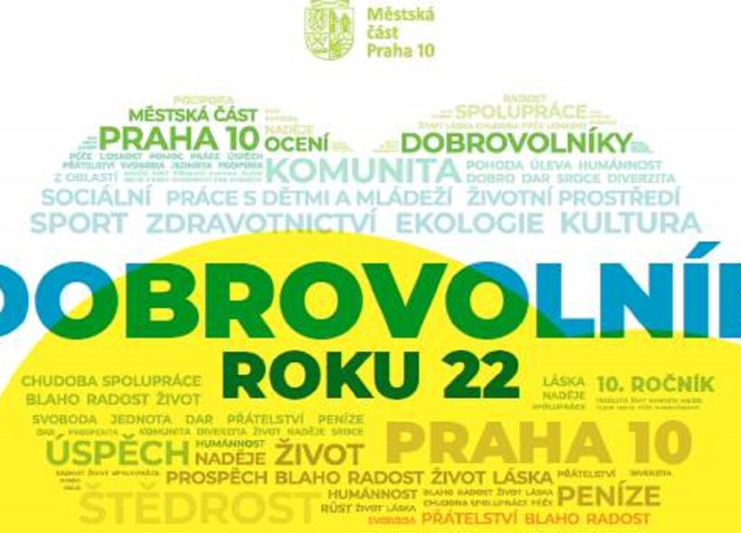Nominujte svého dobrovolníka roku 2022 v Praze 10.