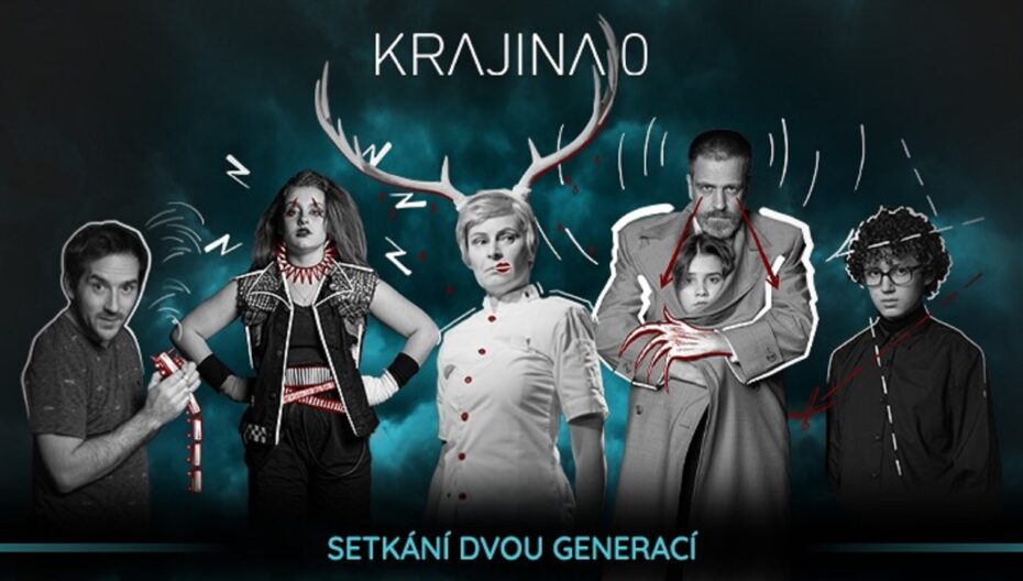 Plakát divadelního projektu Krajina 0.