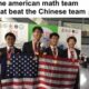 Americký team porazil Čínany po 30 letech na matematické olympiádě. Lidé si dělají legraci, že Američané moc americky nevypadají.   