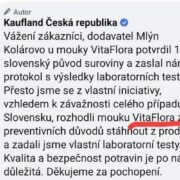 Kaufland oznámil stažení kontroverzní mouky ze slovenského mlýna Kolárovo. Existuje obava, že mohl použít kontaminované ukrajinské obilí.  