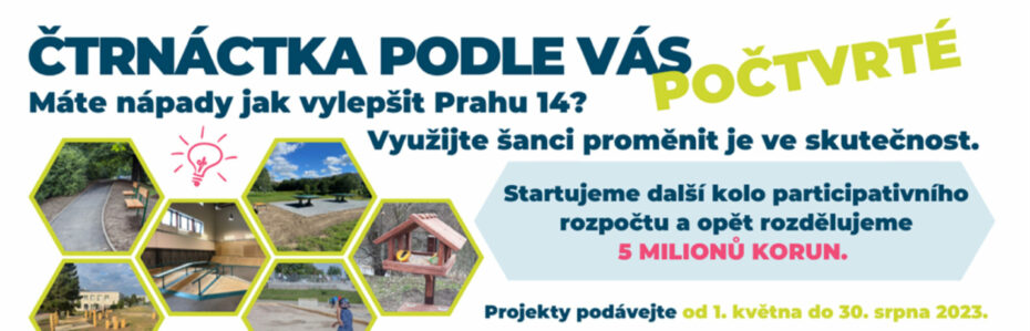 Startuje 4. ročník participativního rozpočtu v Praze 14.
