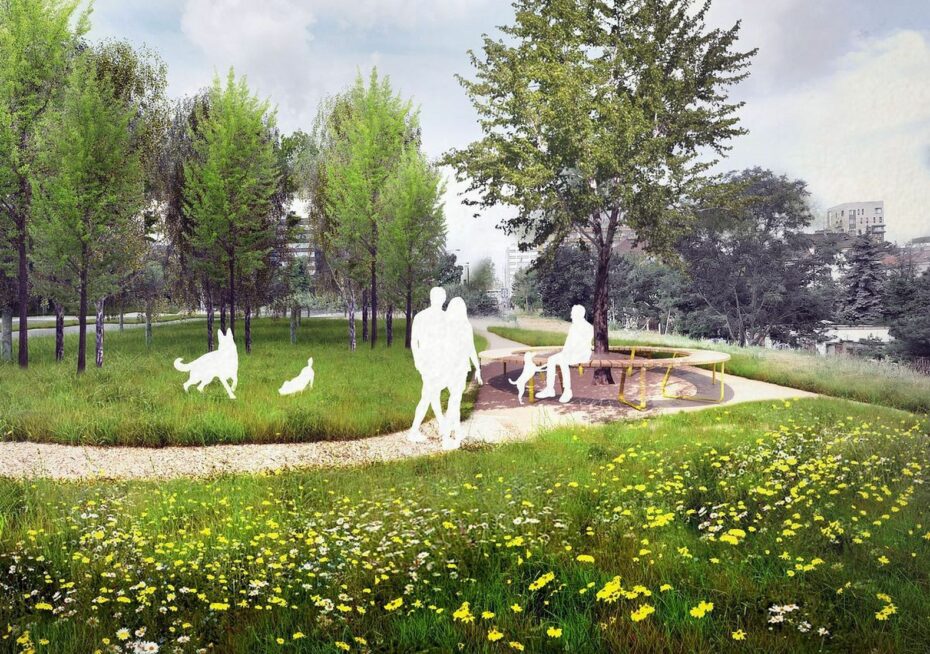 Park obohatí nové volnočasové prvky pro odpočinek i aktivní pohyb.
