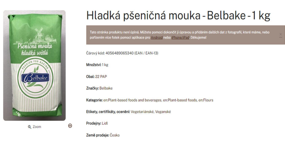 Mouka Lidlu Belbake neprošla nezávislými testy. Není uvedena země původu a v testech roku 2020 byly objeveny pesticidy.    