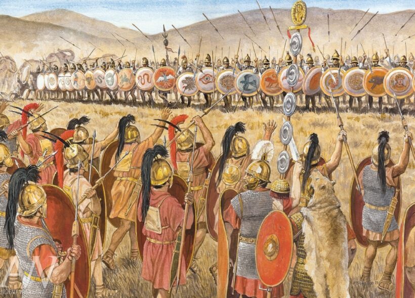Římané vs Kartaginci, bitva u Ilipy v roce 206 př. n. l.