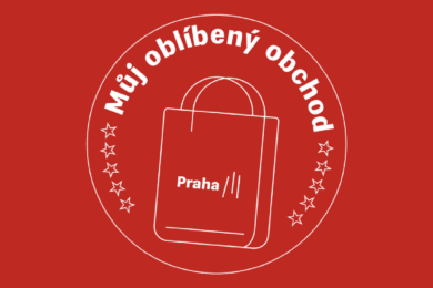 Logo soutěže Můj oblíbený obchod v Praze 3.