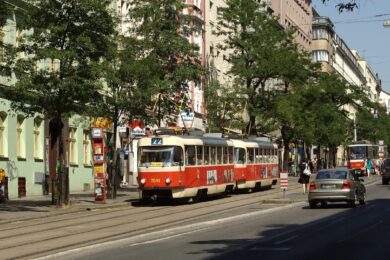 V Ječné ulici nepojedou několik dní tramvaje.