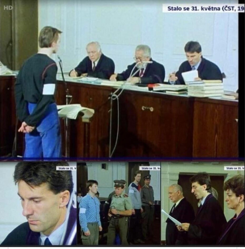 Komunistický soudce Robert Fremr odsuzuje v roce 1988 Roberta Ereta k 6.5 letům vězení ve vykonstruovaném procesu stb. Eret se ničeho nedopustil. Tvrdí, že jej mučili spoluvězni ve vazbě, aby se přiznal. Jejich svědectví pak Fremr použil proti němu. 