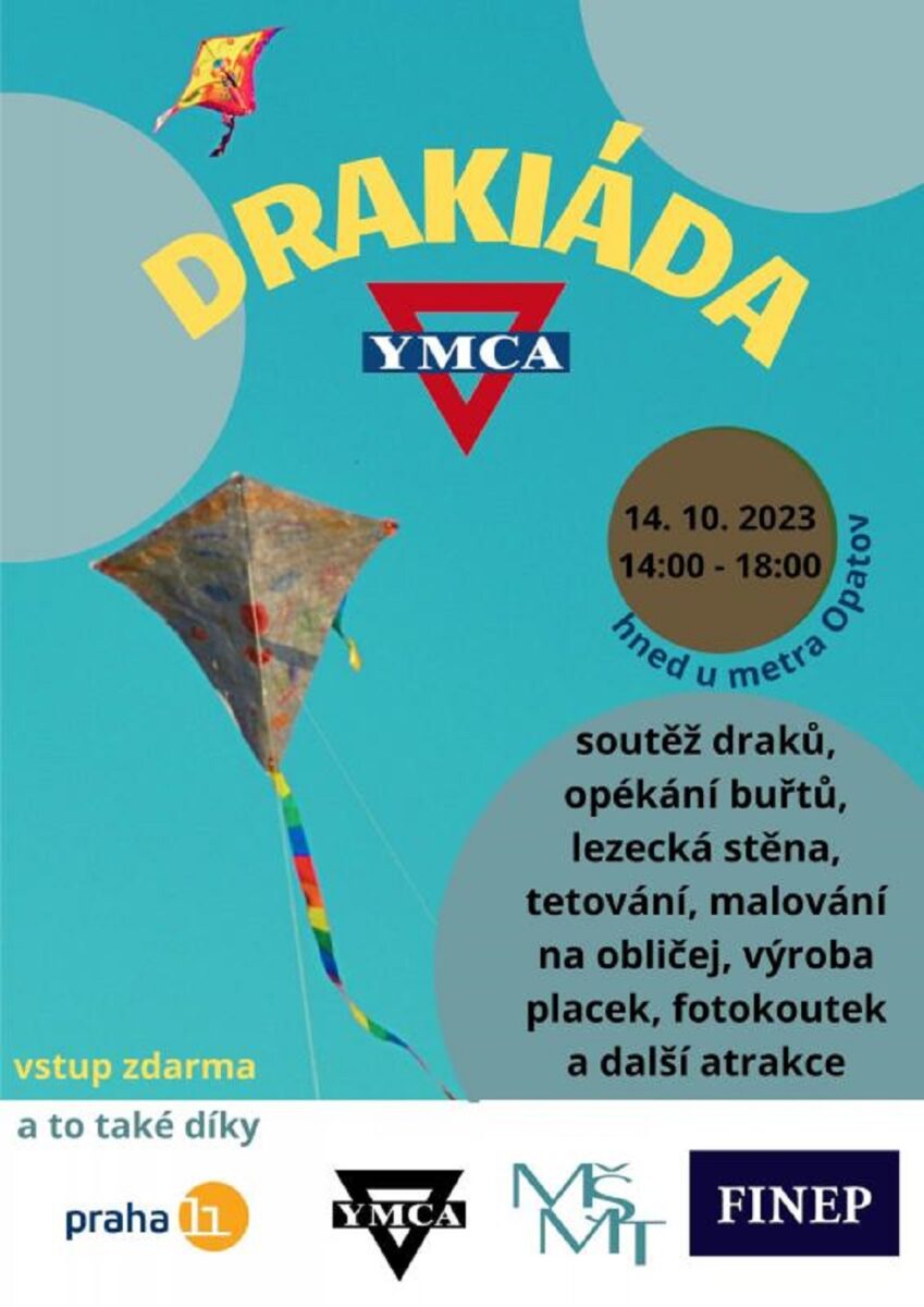 Leták pro letošní Drakiádu na Opatově.