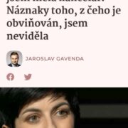 Předsedkyně TOP09 Markéta Pekarová se za Dominika Feriho postavila. Měli spolu kancelář. "Násilí na ženách jsem neviděla," tvrdila. Soud ale rozhodl jinak. 