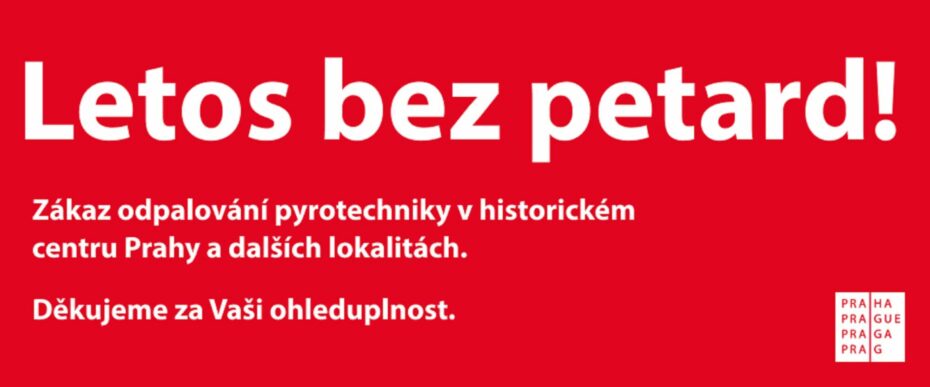 Zákaz petard při oslavě Nového roku nejen v centru Prahy. 