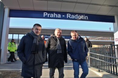 Pražský primátor Bohuslav Svoboda navštívil Radotín.