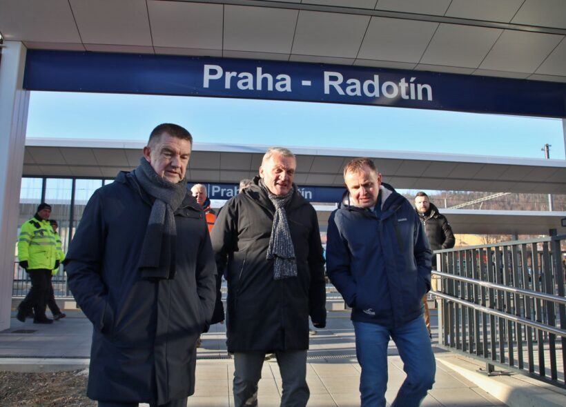 Pražský primátor Bohuslav Svoboda navštívil Radotín.