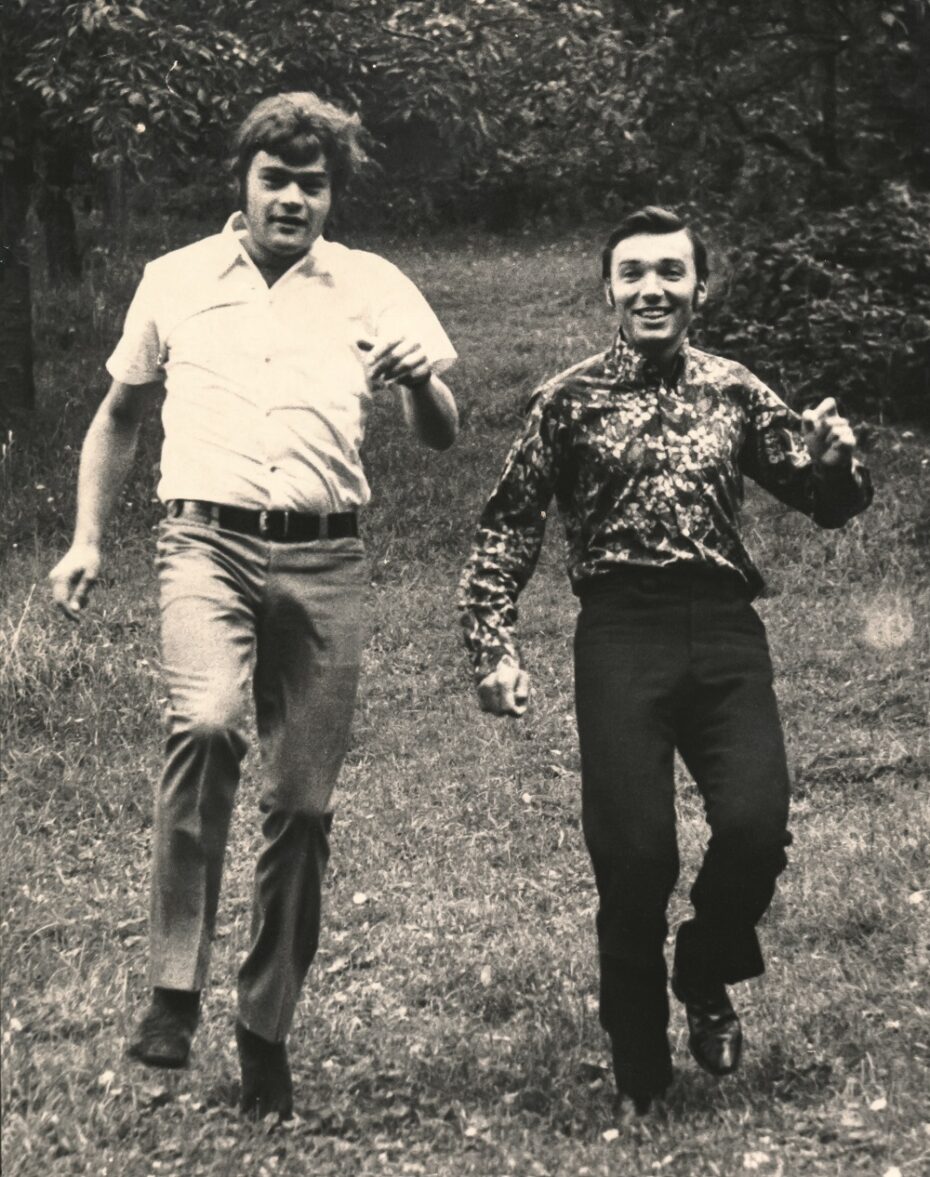 Karel Svoboda a Karel Gott na konci 60. let minulého století.