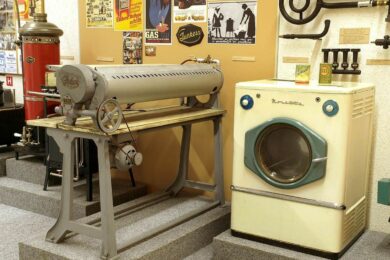 Mandl a českou automatickou pračku na plyn, to uvidíte pouze v pražském Plynárenském muzeu. 