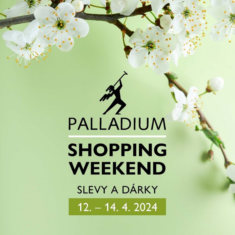 Ve dnech 12.– 14. dubna 2024 se koná oblíbená jarní prodejní akce „Palladium Shopping Weekend“.