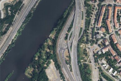 Tak by vypadal vybudovaný bypass na Barrandovském mostě. Podle dopravních odborníků právě tato stavba výrazně zvýší kvalitu dopravy v západní části metropole. 