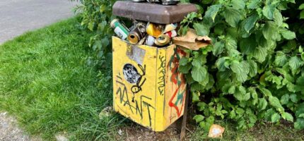 Pčwtékající odpadkové koše jsou nejen na území Prahy 1. 