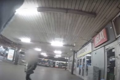 Díky rychlé reakci svědků a pražských strážníků byl mladý muž, který měl údajně fixou poškozovat prostory metra Kačerov, zadržen ještě před útěkem.