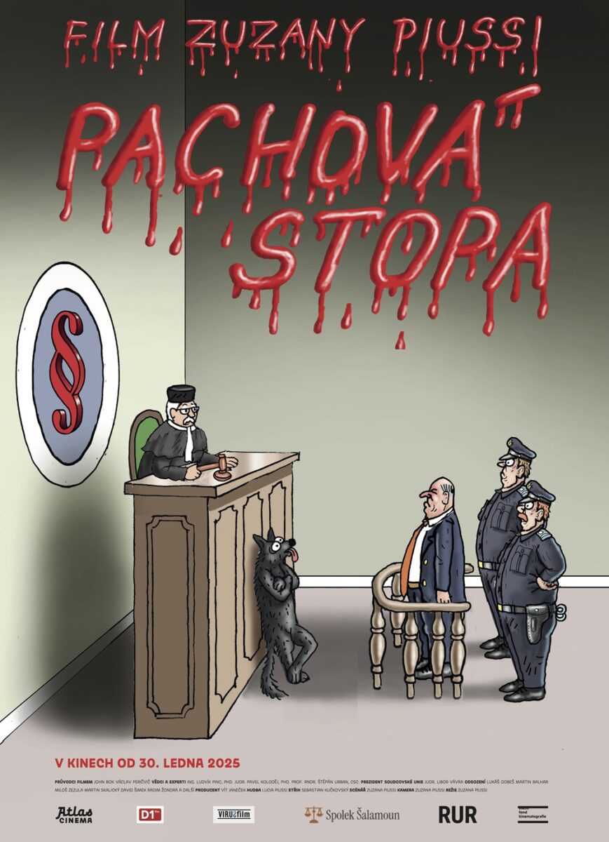Plakát filmového dokumentu Pachová stopa, který přichází právě do českých i slovenských kin.